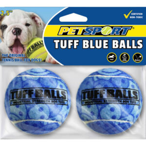 Brinquedo Tuff Ball Dog Azul, 2 Unidades (2,5 D) Da Petspor