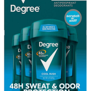 Desodorante Dregree Para Homens Cool Rush 76g Pack Com 4