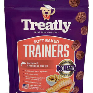 Treatly Soft Baked Trainers, Petiscos Para Cães, Salmão E Gr