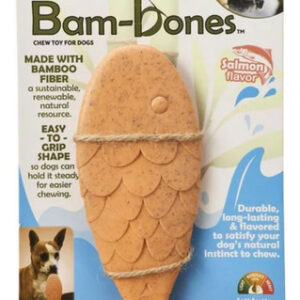 Brinquedo Para Cães Bam-bone Fish Salmon, 5,5 Polegadas Da B