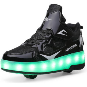 Led Skate Tennis Com 2 Rodas Para Tênis De Skate