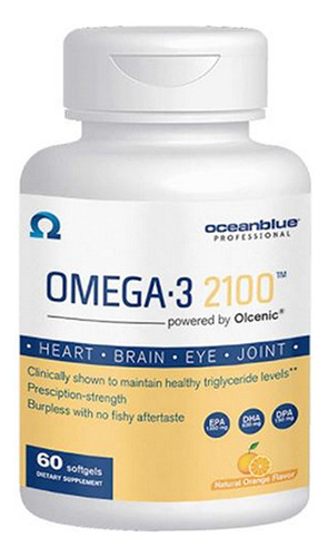 Softgel Profissional Omega-3 2100 0 60 Da Ocean Blue