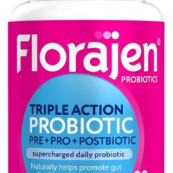 Probiótico De Ação Tripla 30 Cápsulas Da Florajen