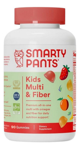 Completo Para Crianças E 90 Unidades De Fibra Da Smartypants