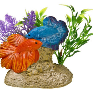 Estátua De Cena Aquática De Ambientes Exóticos Com Betas (1