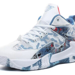 Tênis De Basquete Cano Alto Leve De Malha Respirável