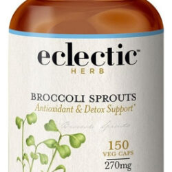 Brotos De Brócolis 270 Mg 150 Cápsulas Da Eclectic Herb
