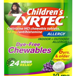 Alergia Para Crianças De 6 Anos Ou Mais: Uva 24 Comprimidos