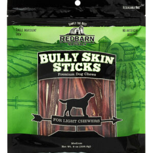 Redbarn Pet Products Bully Skin Sticks, Petisco Para Cães, 1