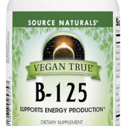 Vegan True B-125 125 Mg 60 Comprimidos Da Source Naturals