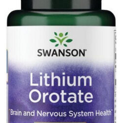 Orotato De Lítio 5 Mg 60 Cápsulas Vegetais Da Swanson Vitami