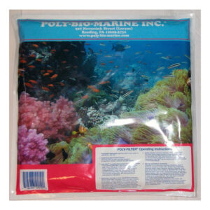 Almofada De Filtro De Poliéster Poly Bio Marine Branca, 12 P