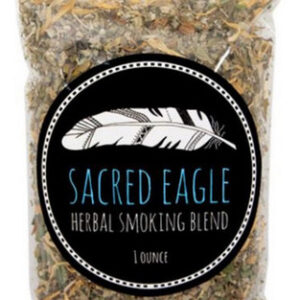 Mistura De Ervas Para Fumar Sacred Eagle, 1 Onça Da Jade & P