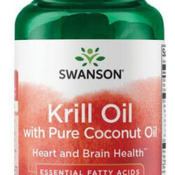 Óleo De Krill Com Óleo De Coco Puro 30 Cápsulas Gelatinosas