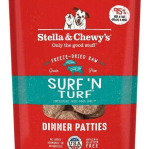 Jantar Liofilizado Para Cães Surf And Turf 14 Onças Da Stell