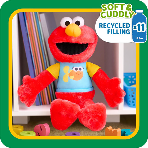 Elmo De Pelúcia Sesame Street De 33 Cm Sing-along Com Luzes - Imagem 2