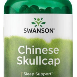 Calota Craniana Chinesa 400 Mg 90 Cápsulas Da Swanson Vitami