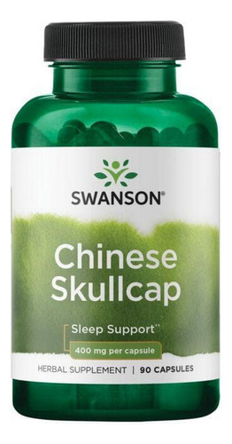 Calota Craniana Chinesa 400 Mg 90 Cápsulas Da Swanson Vitami