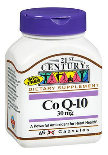 Co Q10 30 Mg 45 Cápsulas Da 21st Century