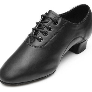 Sapatos De Dança Latina De Couro Masculino