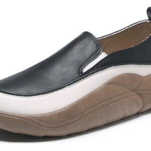 Sapatos Casuais Femininos Com Solado Grosso, Leves E De