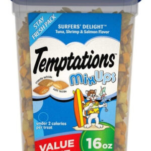 Whiskas Temptations Surfers Delight 16 Onças Da Pedigree