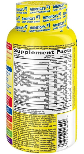 Lil Critters Multivitamínico Infantil Gummy Vites 190 Gomas - Imagem 2