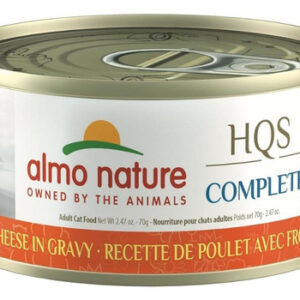 Comida Úmida Para Gatos Com Frango Completo Com Queijo Em Mo