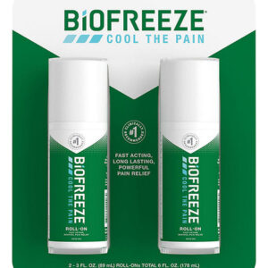 Biofreeze Pain Relief Roll On Fast Act Kit Com 2