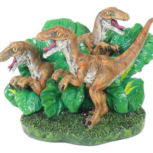 Decoração De Velociraptores Do Aquário Penn-plax Jurassic Pa