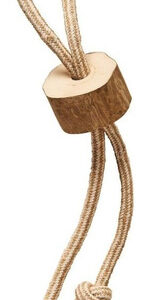 Brinquedo Para Mastigar Para Cães Spot Coffee Wood Com Corda