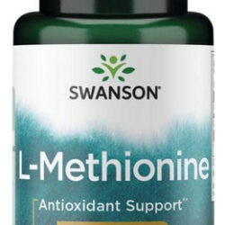 L-metionina 500 Mg 30 Cápsulas Da Swanson Vitamins