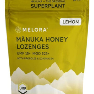 Pastilhas De Mel Melora Lemon Manuka 2,1 Onças Da Melora