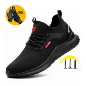 Sapatos De Segurança Masculinos Com Bico De Aço