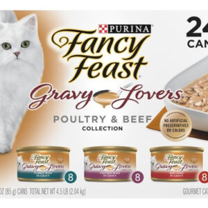 Pacote Variado De Comida Para Gatos Fancy Feast Gravy Lovers
