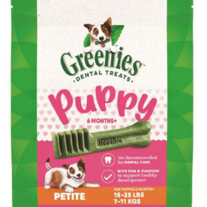 Greenies Puppy 6+ Months Dental Treats Petite, 12 Onças