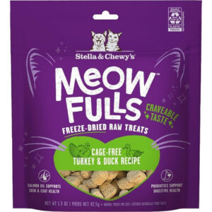 Meowfulls Liofilizado Para Gatos Trata Perú E Pato De 1,5 On