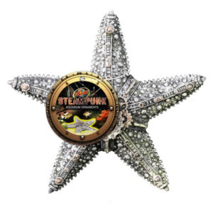 Ornamento Zoo Med Steampunk, 1 Cada, Tamanho Único/starfish