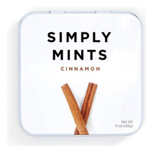 Cinnamon Mints, 30 Unidades (caixa Com 6) Da Simplygum