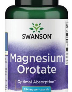 Orotato De Magnésio 654 Mg 60 Cápsulas Da Swanson Vitamins
