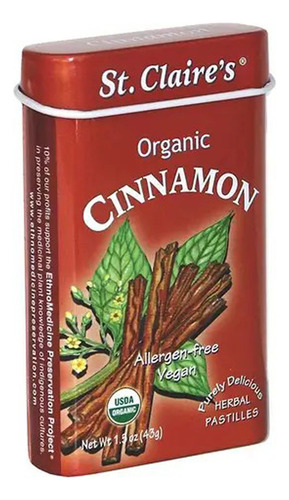 Pastilhas De Canela Orgânicas De 1,5 Onças Da The Humble Co