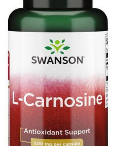 L-carnosina 500 Mg 60 Cápsulas Da Swanson Vitamins