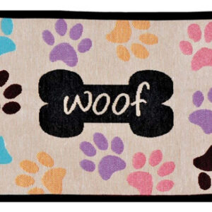 Tapete Moderno De Madeira Loving Pets Com Várias Patas, 1 Ca