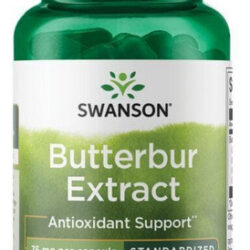 Extrato De Butterbur Padronizado 75 Mg 60 Cápsulas Da Swanso