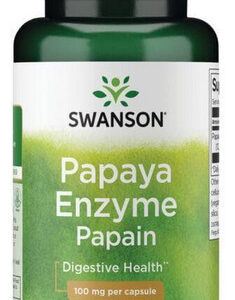Enzima De Mamão, Papaína, 100 Mg, 90 Cápsulas Veganas Da Swa
