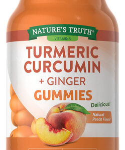 Turmeric Curcumin + Ginger Natures Truth 120 Gomas