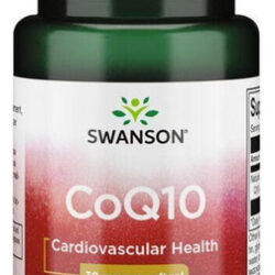 Coq10 60 Mg 60 Cápsulas Gelatinosas Da Swanson Vitamins