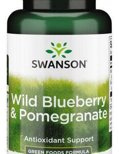 60 Cápsulas De Mirtilo Selvagem E Romã Da Swanson Vitamins