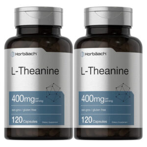 Suplemento Horbaach L-teanina 400 Mg 240 Cápsulas