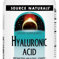 Ácido Hialurônico 50 Mg 120 Comprimidos Da Source Naturals